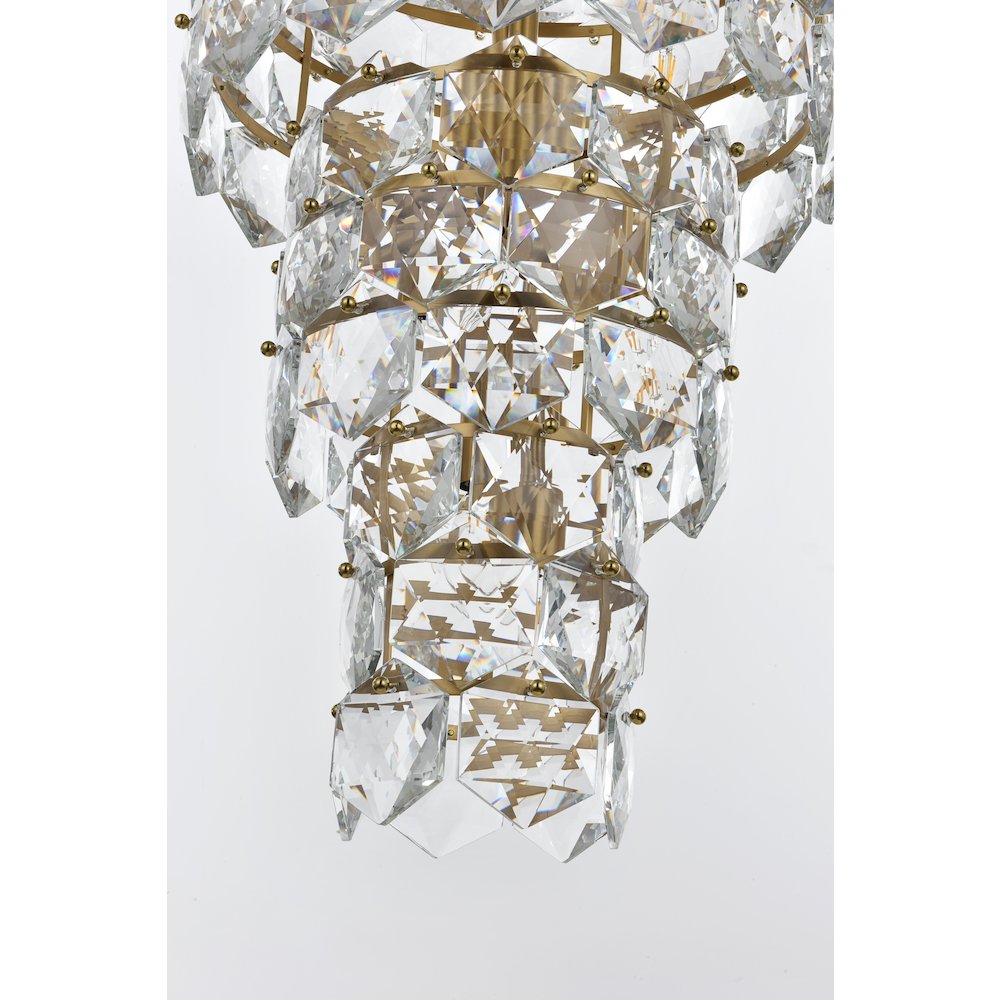 Adaline 24 Inch Chandelier In Satin Gold. Picture 4