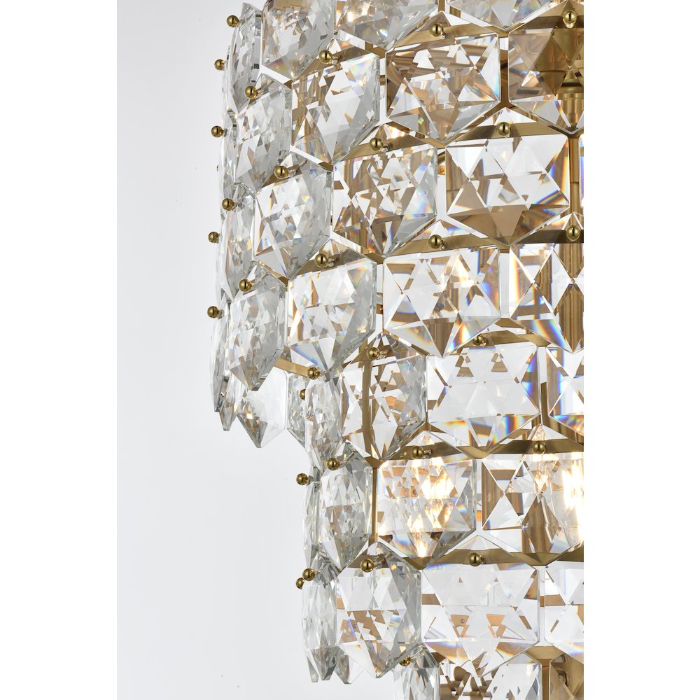 Adaline 24 Inch Chandelier In Satin Gold. Picture 5
