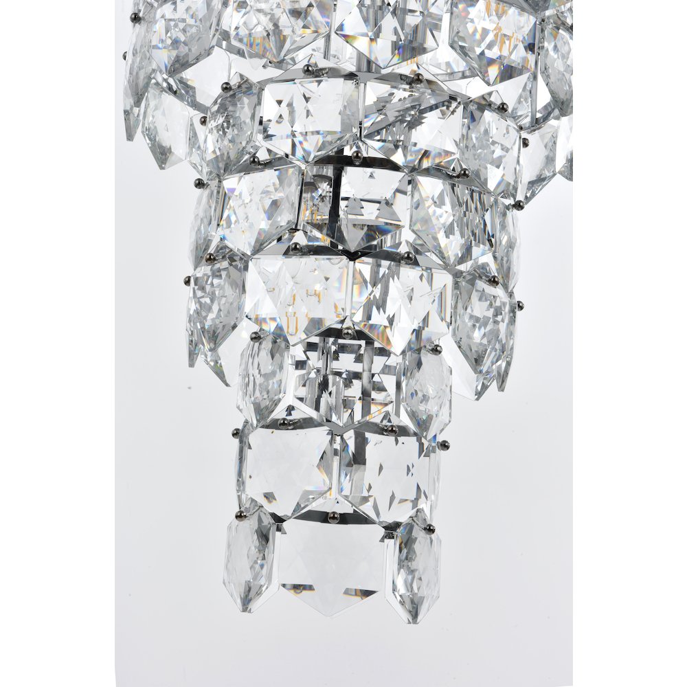 Adaline 30 Inch Chandelier In Chrome. Picture 4