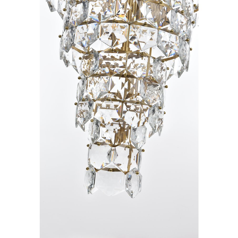 Adaline 30 Inch Chandelier In Satin Gold. Picture 4