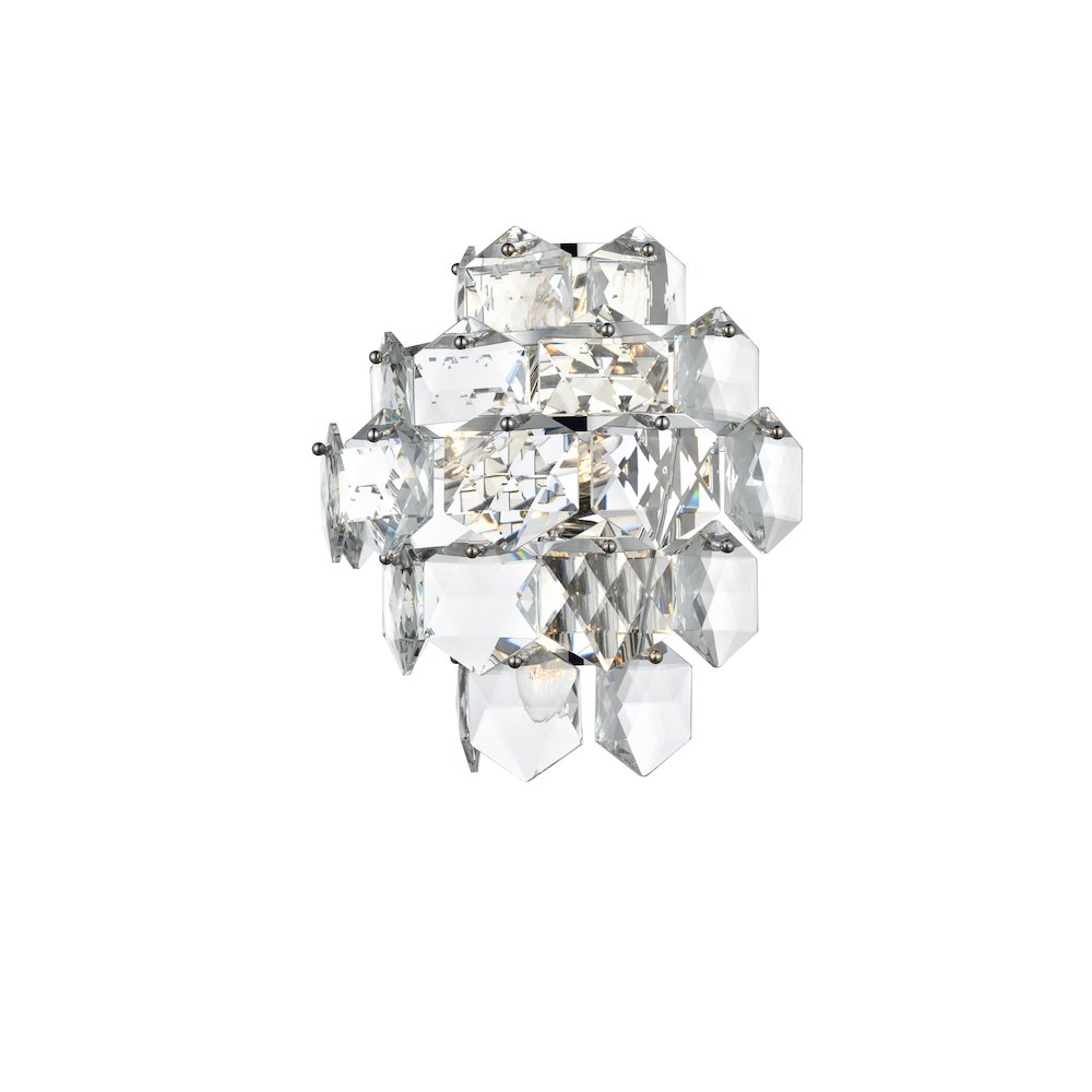 Adaline 14 Inch Wall Sconce In Chrome. Picture 3