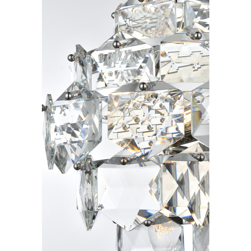 Adaline 14 Inch Wall Sconce In Chrome. Picture 4