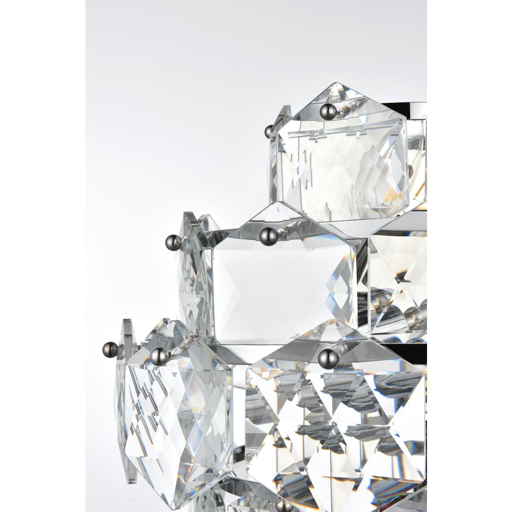 Adaline 14 Inch Wall Sconce In Chrome. Picture 6