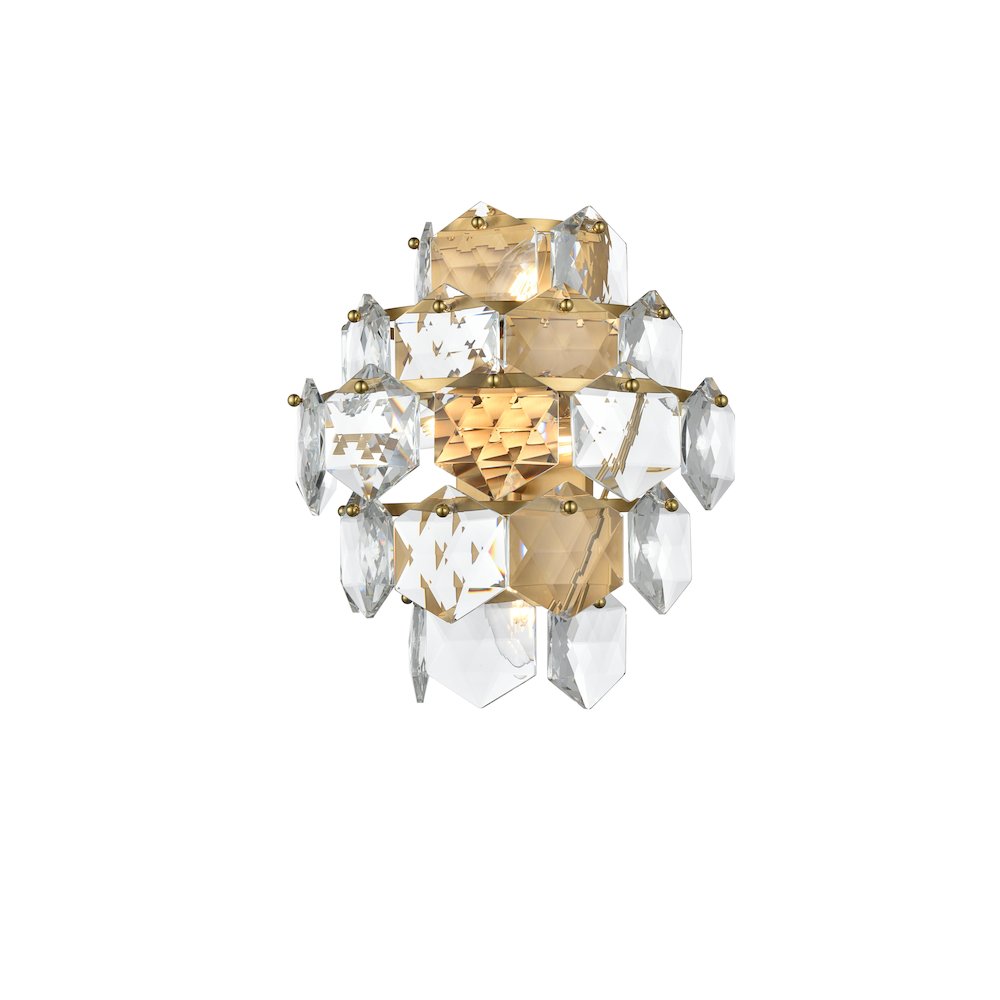Adaline 14 Inch Wall Sconce In Satin Gold. Picture 3