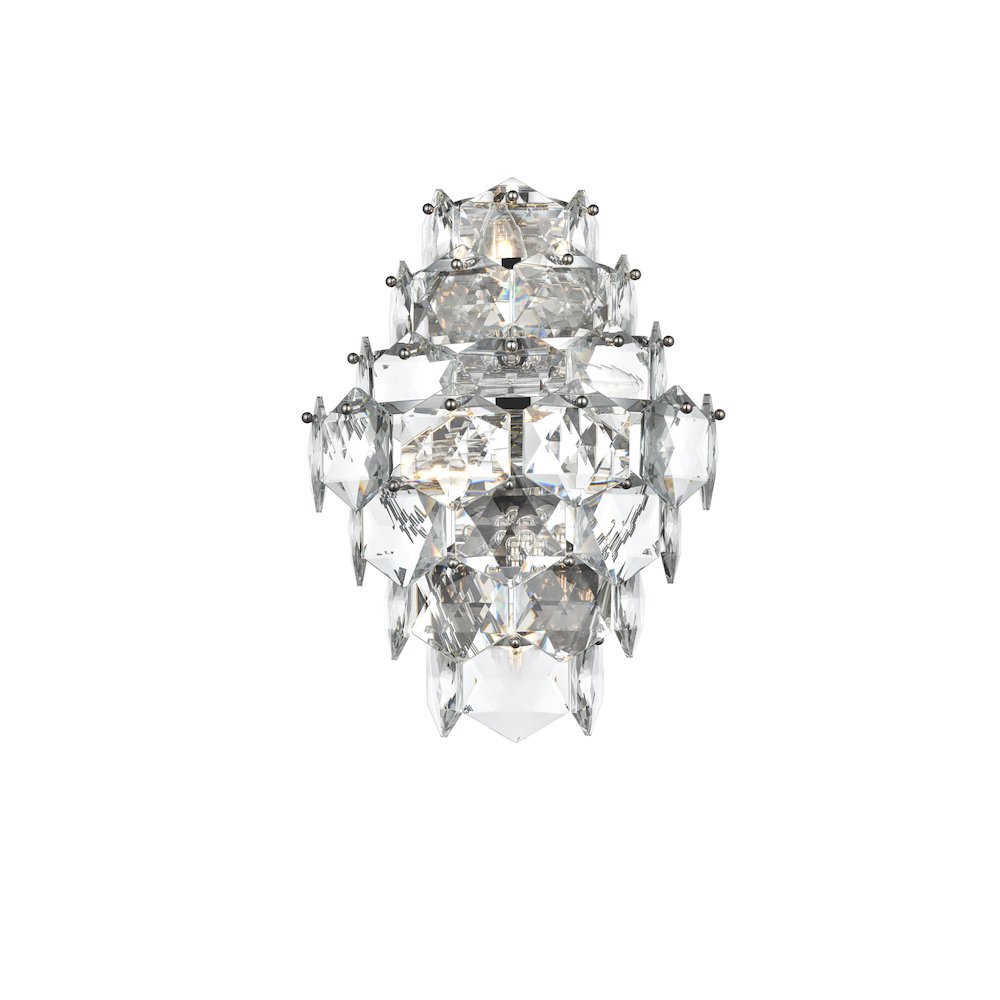 Adaline 18 Inch Wall Sconce In Chrome. Picture 1
