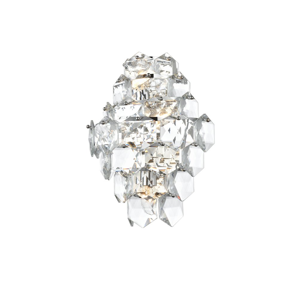 Adaline 18 Inch Wall Sconce In Chrome. Picture 3