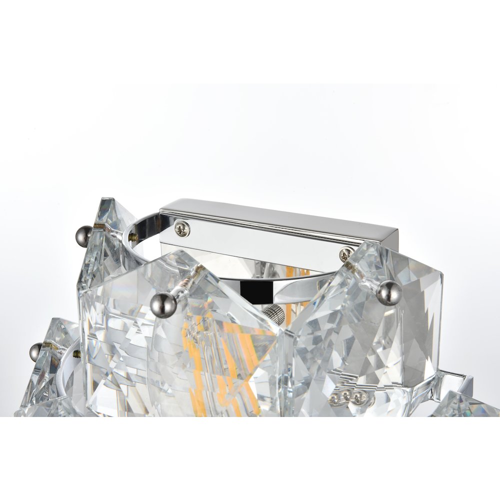 Adaline 18 Inch Wall Sconce In Chrome. Picture 5