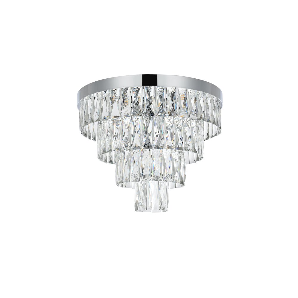 Josephine 18 Inch Flush Mount In Chrome. Picture 7