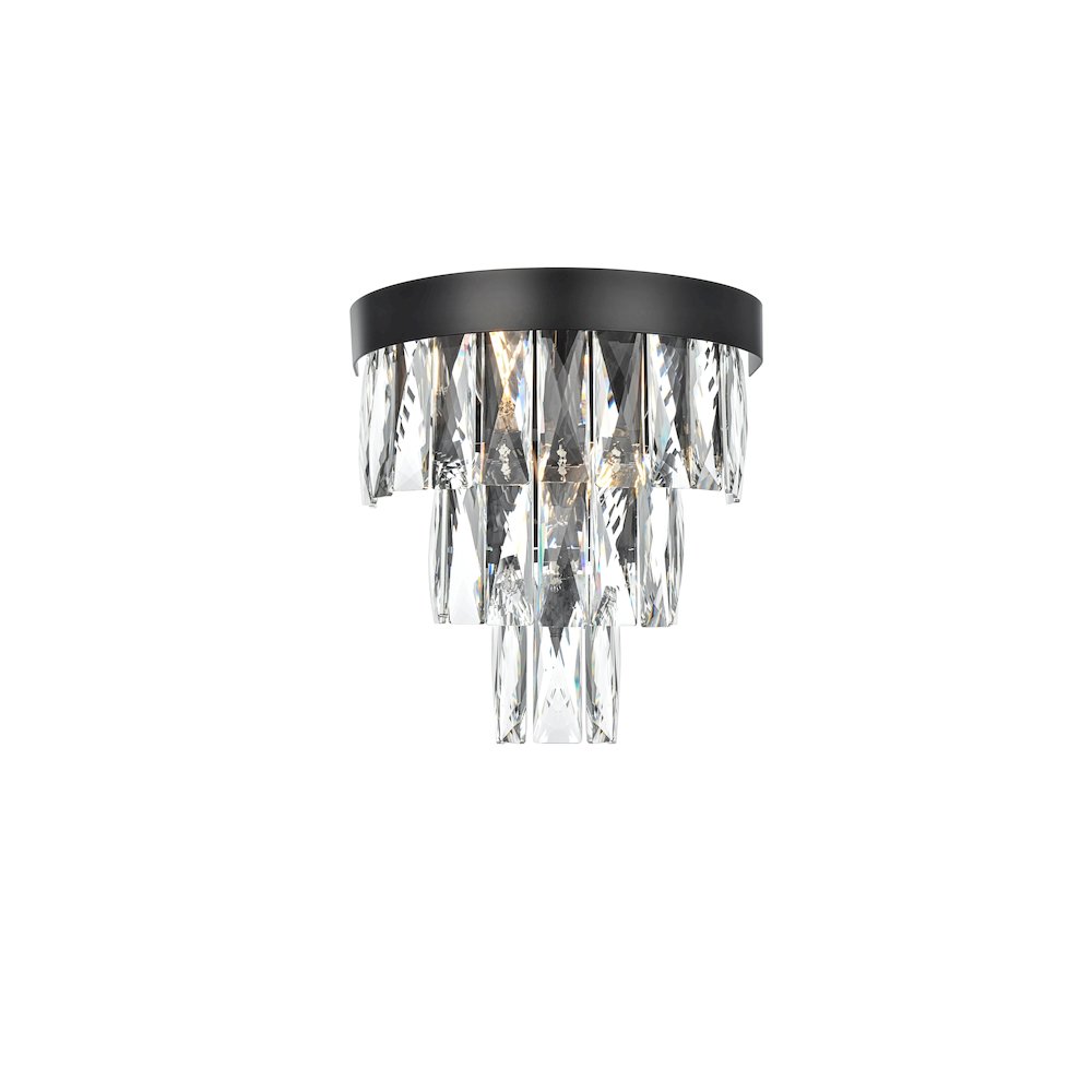 Josephine 10 Inch Wall Sconce In Black. Picture 1