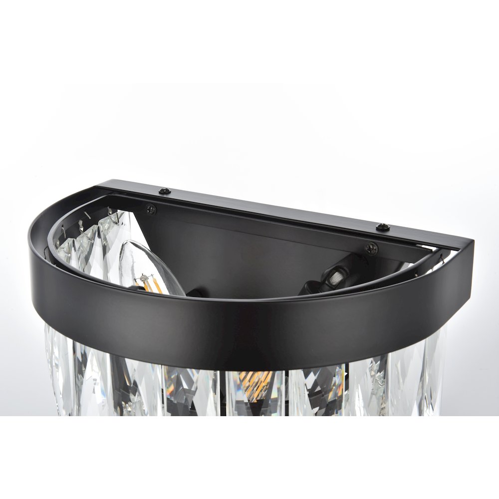 Josephine 10 Inch Wall Sconce In Black. Picture 4