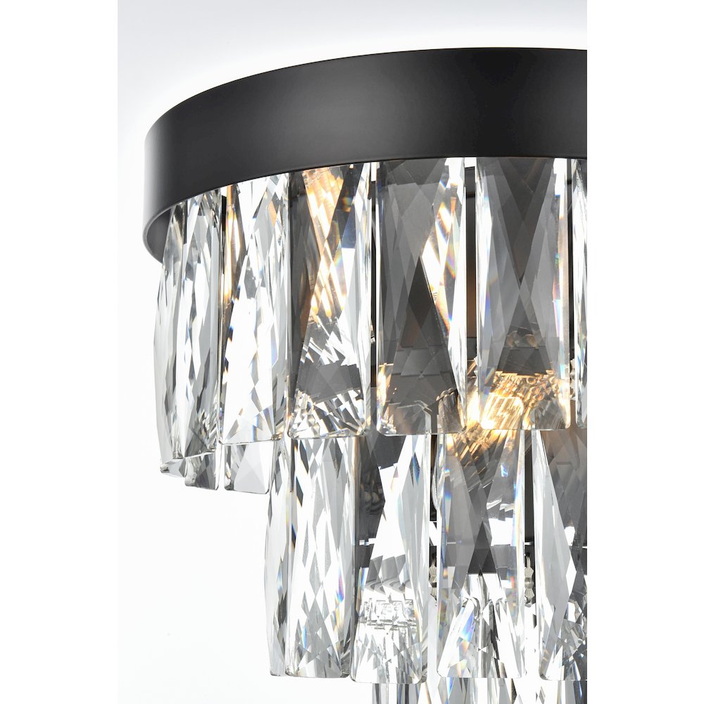 Josephine 10 Inch Wall Sconce In Black. Picture 5