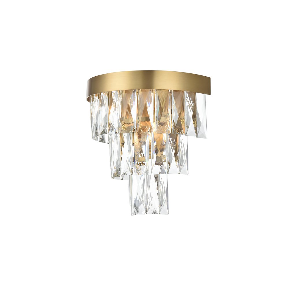 Josephine 10 Inch Wall Sconce In Satin Gold. Picture 3