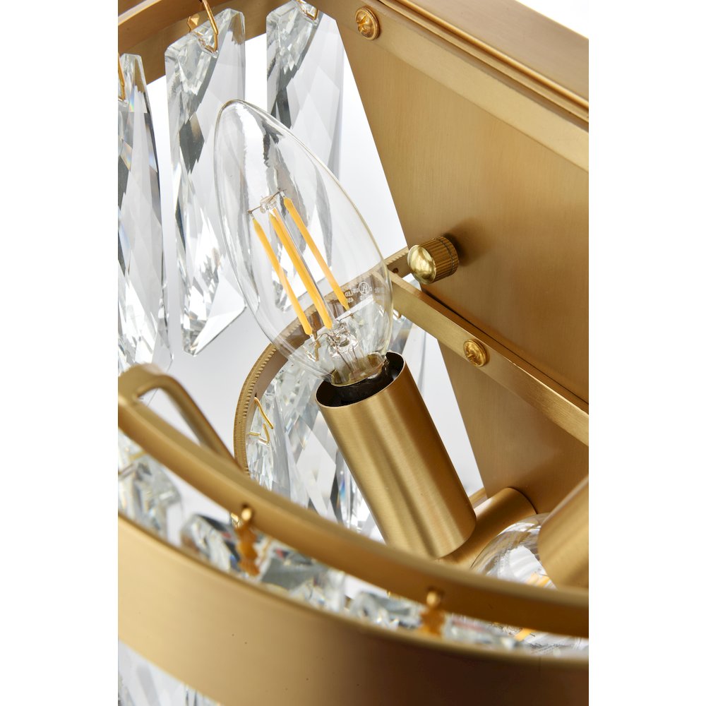 Josephine 10 Inch Wall Sconce In Satin Gold. Picture 5