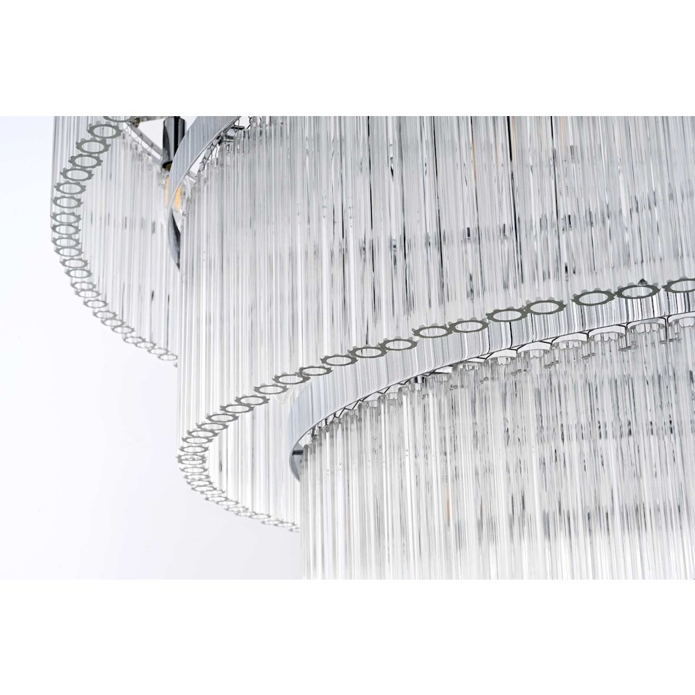 Harlow 48 inch Chandelier in Chrome. Picture 3