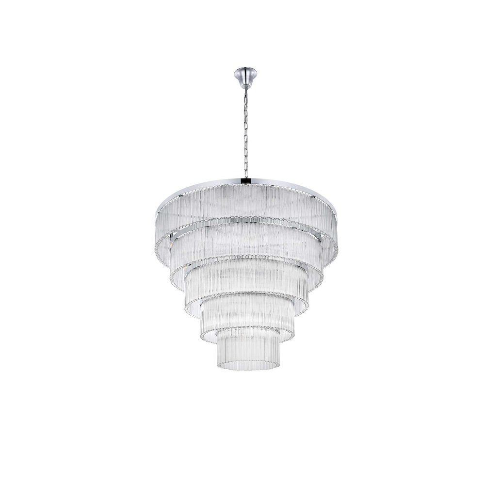 Harlow 48 inch Chandelier in Chrome. Picture 6