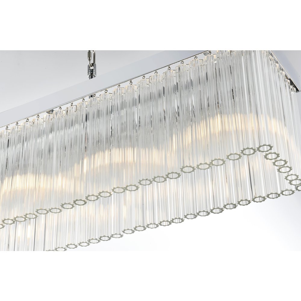 Harlow 49 Inch Chandelier In Chrome. Picture 4