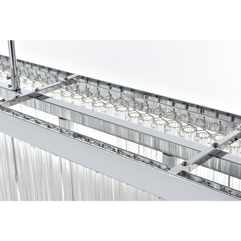 Harlow 49 Inch Chandelier In Chrome. Picture 5