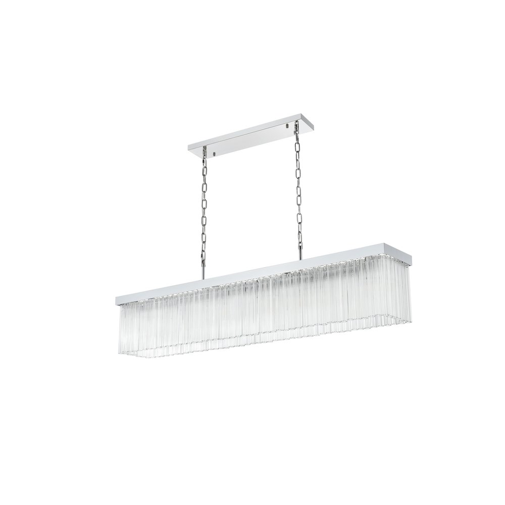 Harlow 49 Inch Chandelier In Chrome. Picture 7