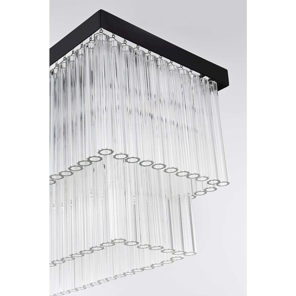 Harlow 53 inch Chandelier in Black. Picture 3