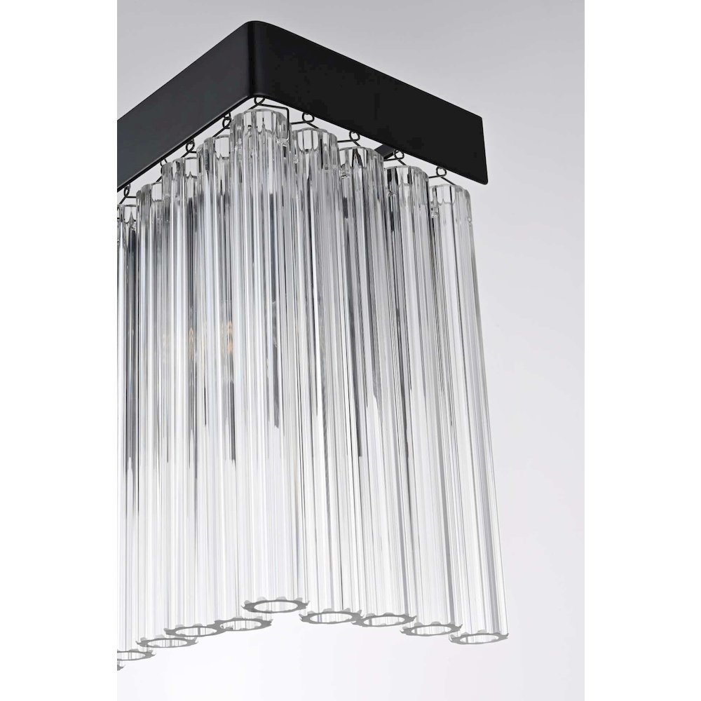 Harlow 19 inch Wall Sconce in Black. Picture 3