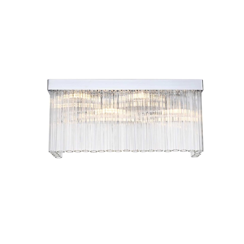 Harlow 19 inch Wall Sconce in Chrome. Picture 1