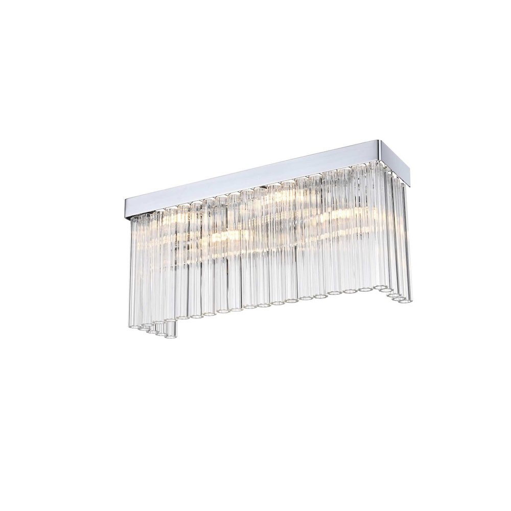 Harlow 19 inch Wall Sconce in Chrome. Picture 2
