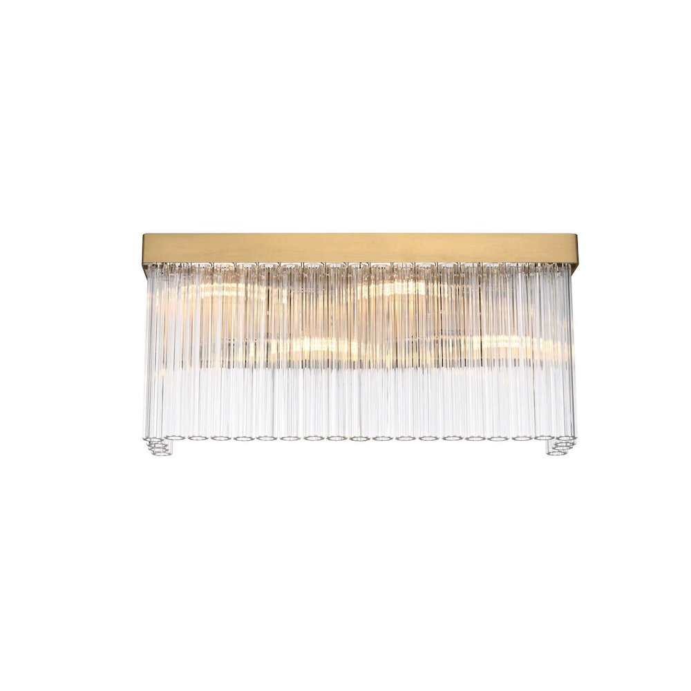 Harlow 19 inch Wall Sconce in Satin Gold. Picture 1