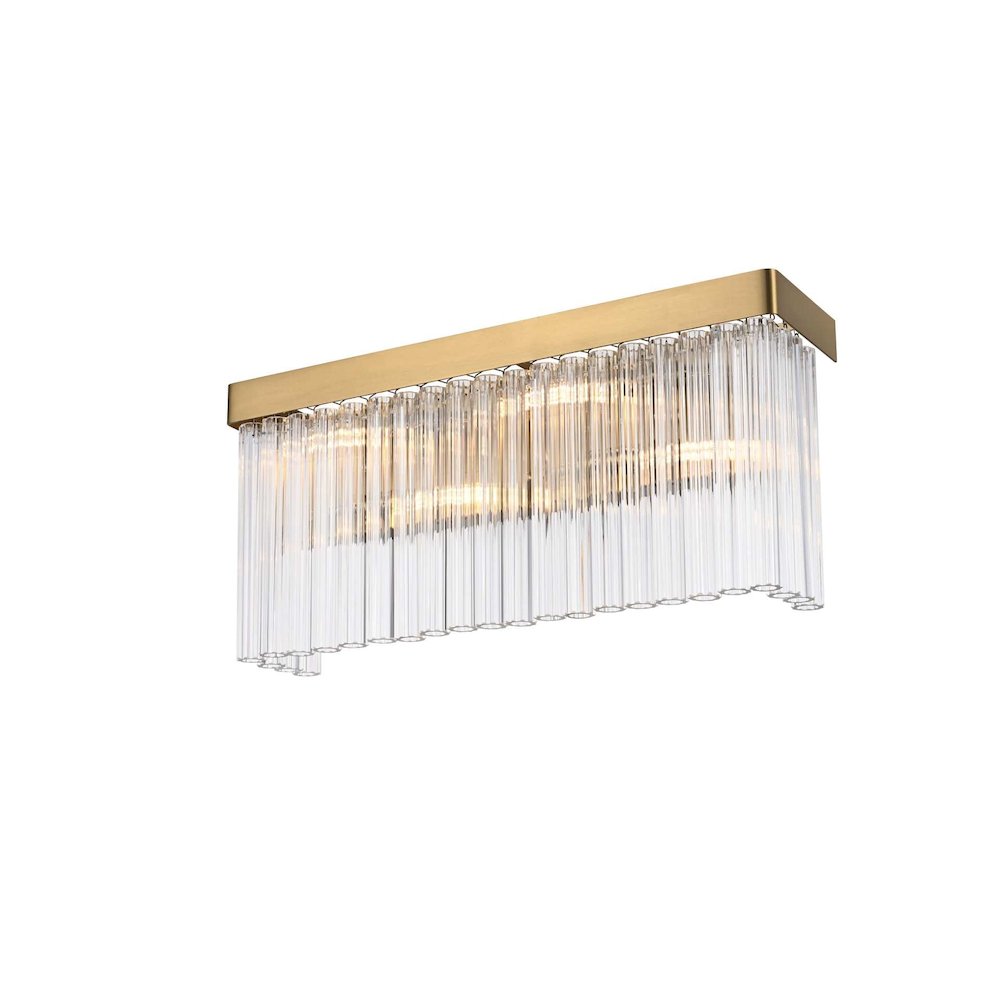 Harlow 19 inch Wall Sconce in Satin Gold. Picture 2