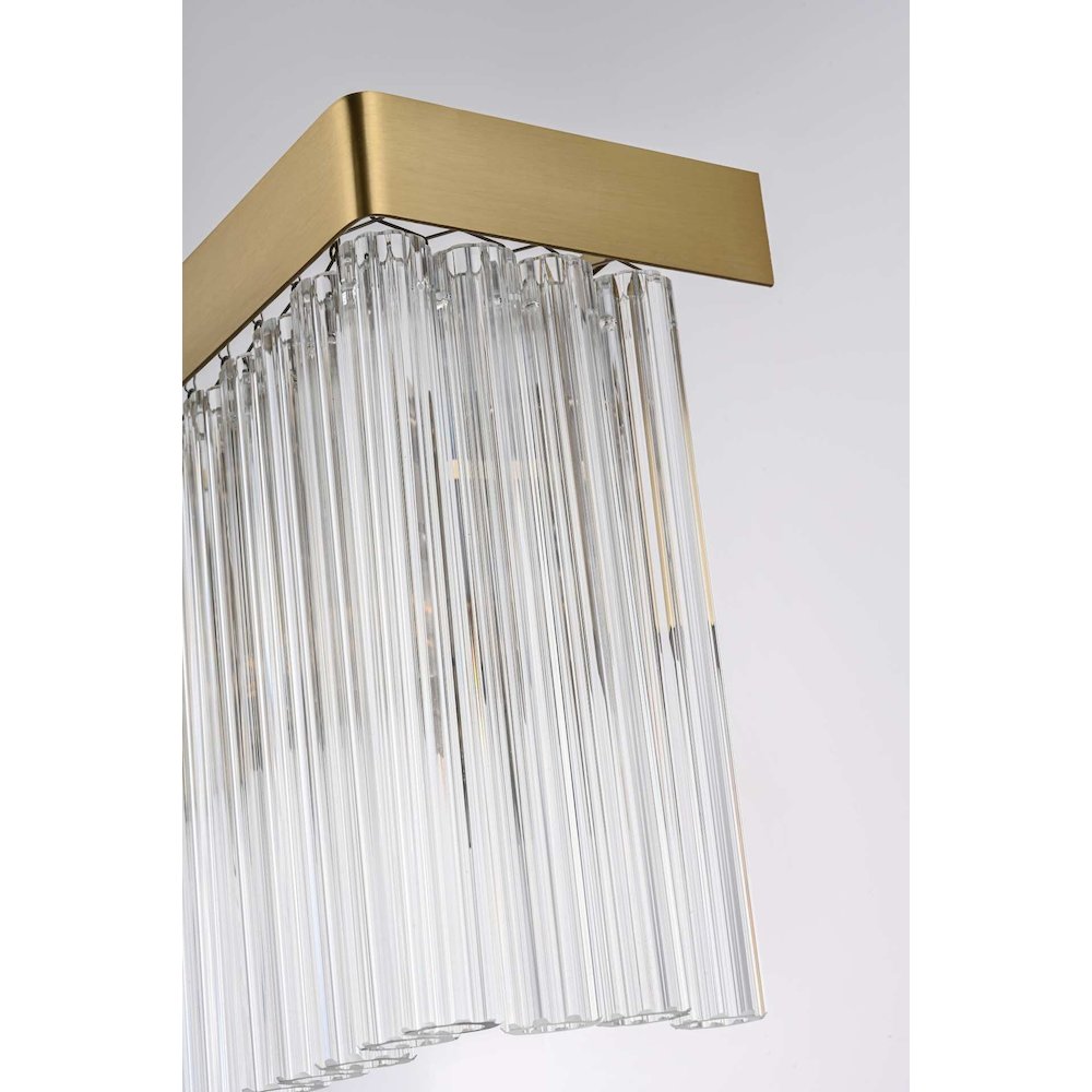 Harlow 19 inch Wall Sconce in Satin Gold. Picture 3