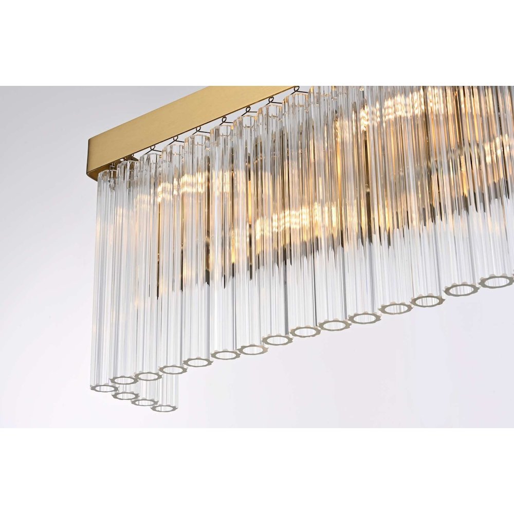 Harlow 19 inch Wall Sconce in Satin Gold. Picture 4