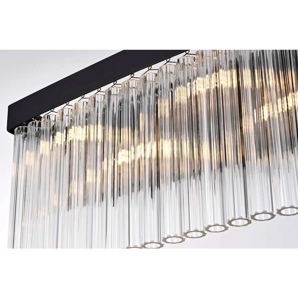 Harlow 26 inch Wall Sconce in Black. Picture 4