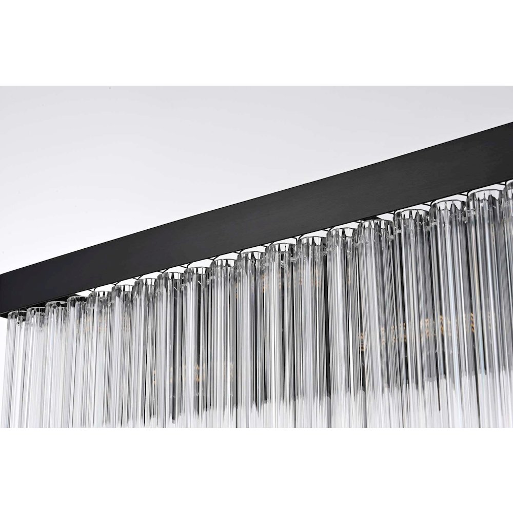 Harlow 26 inch Wall Sconce in Black. Picture 6
