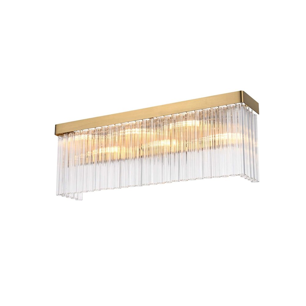 Harlow 26 inch Wall Sconce in Satin Gold. Picture 2