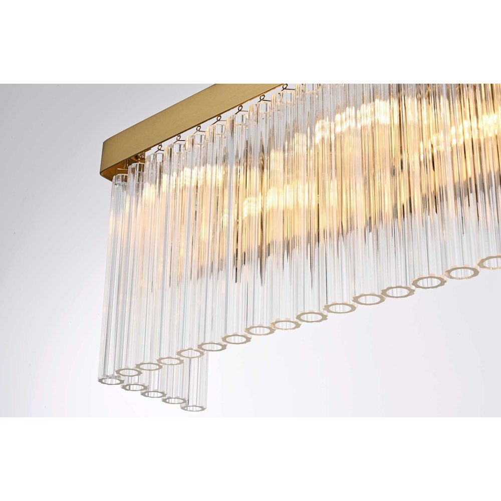 Harlow 26 inch Wall Sconce in Satin Gold. Picture 4