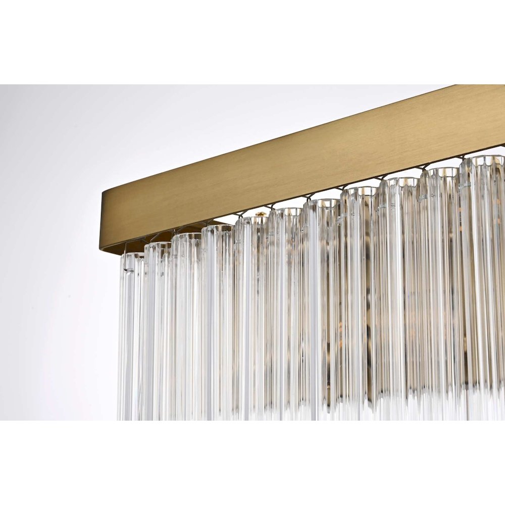Harlow 26 inch Wall Sconce in Satin Gold. Picture 6