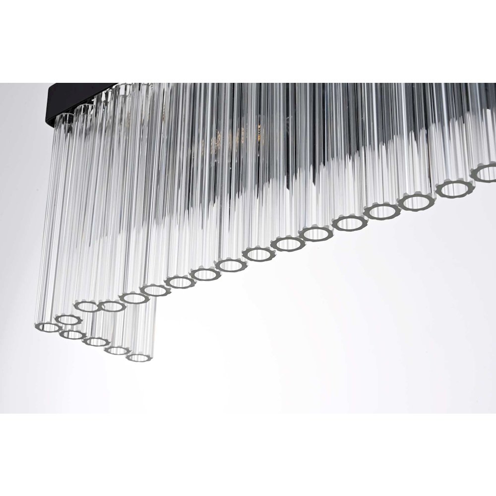 Harlow 34 inch Wall Sconce in Black. Picture 3