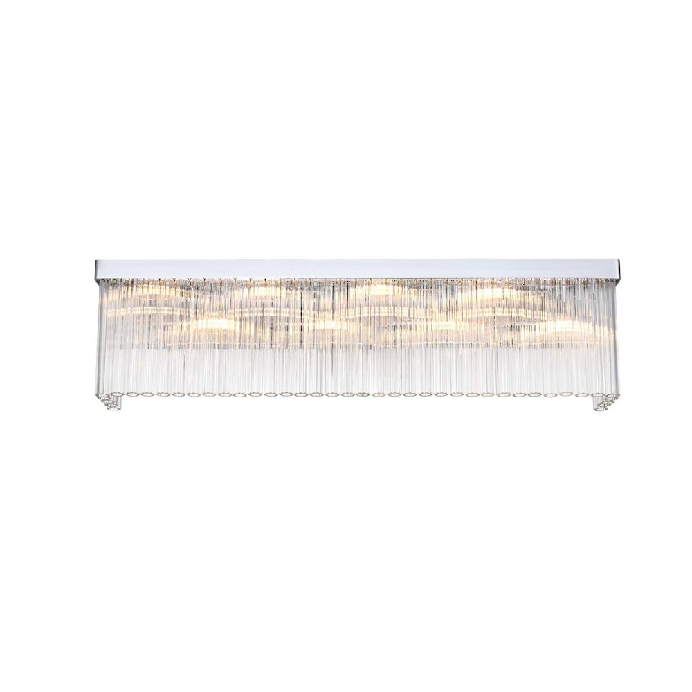 Harlow 34 inch Wall Sconce in Chrome. Picture 1