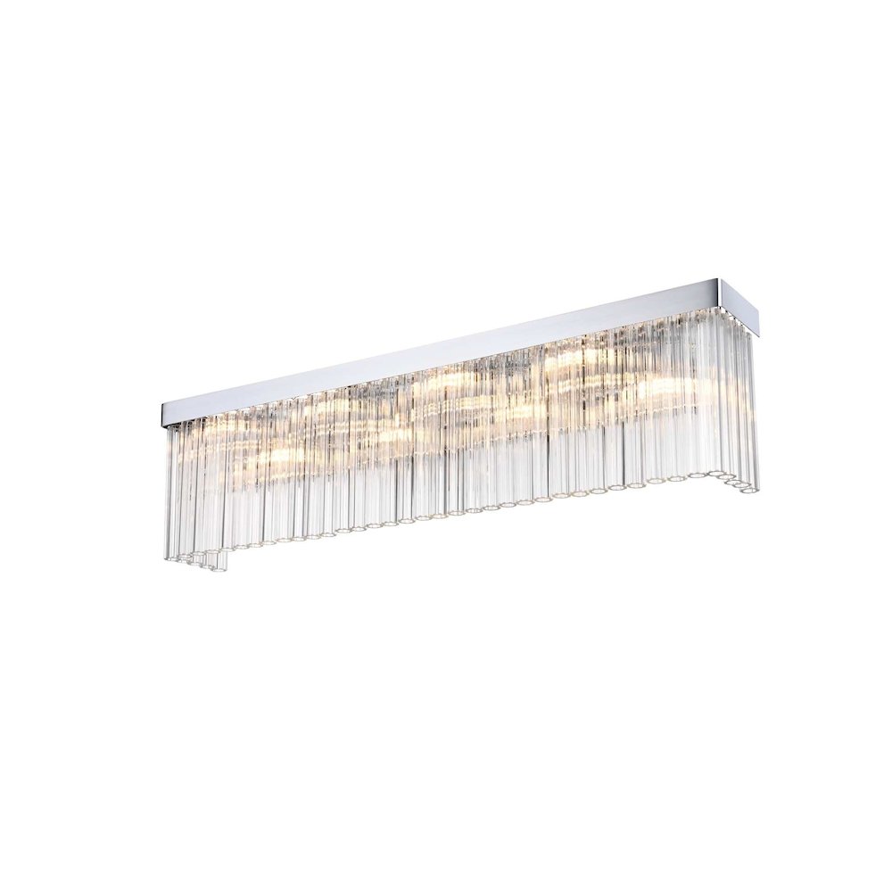 Harlow 34 inch Wall Sconce in Chrome. Picture 2