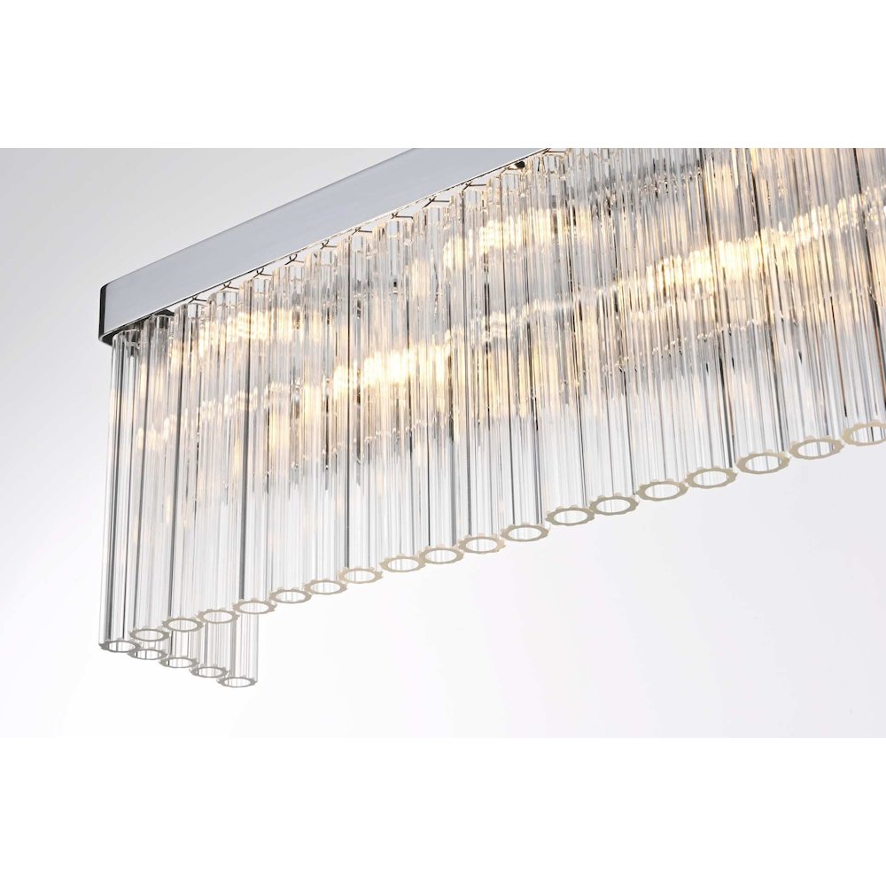 Harlow 34 inch Wall Sconce in Chrome. Picture 4