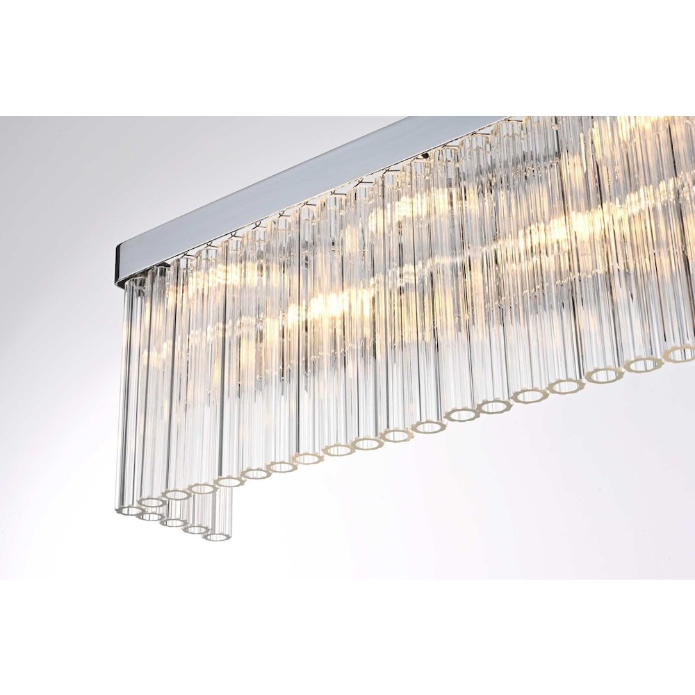 Harlow 34 inch Wall Sconce in Chrome. Picture 6