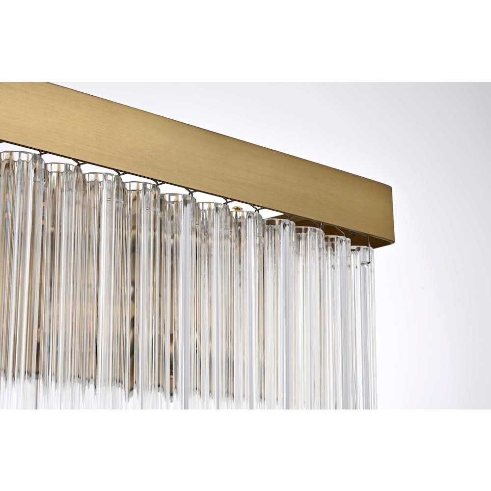 Harlow 34 inch Wall Sconce in Satin Gold. Picture 6