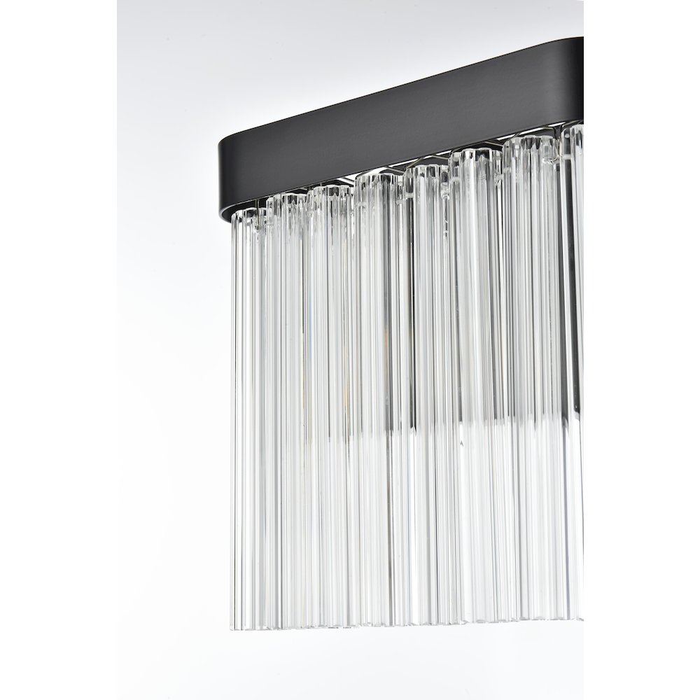 Harlow 9 Inch Wall Sconce In Black. Picture 6