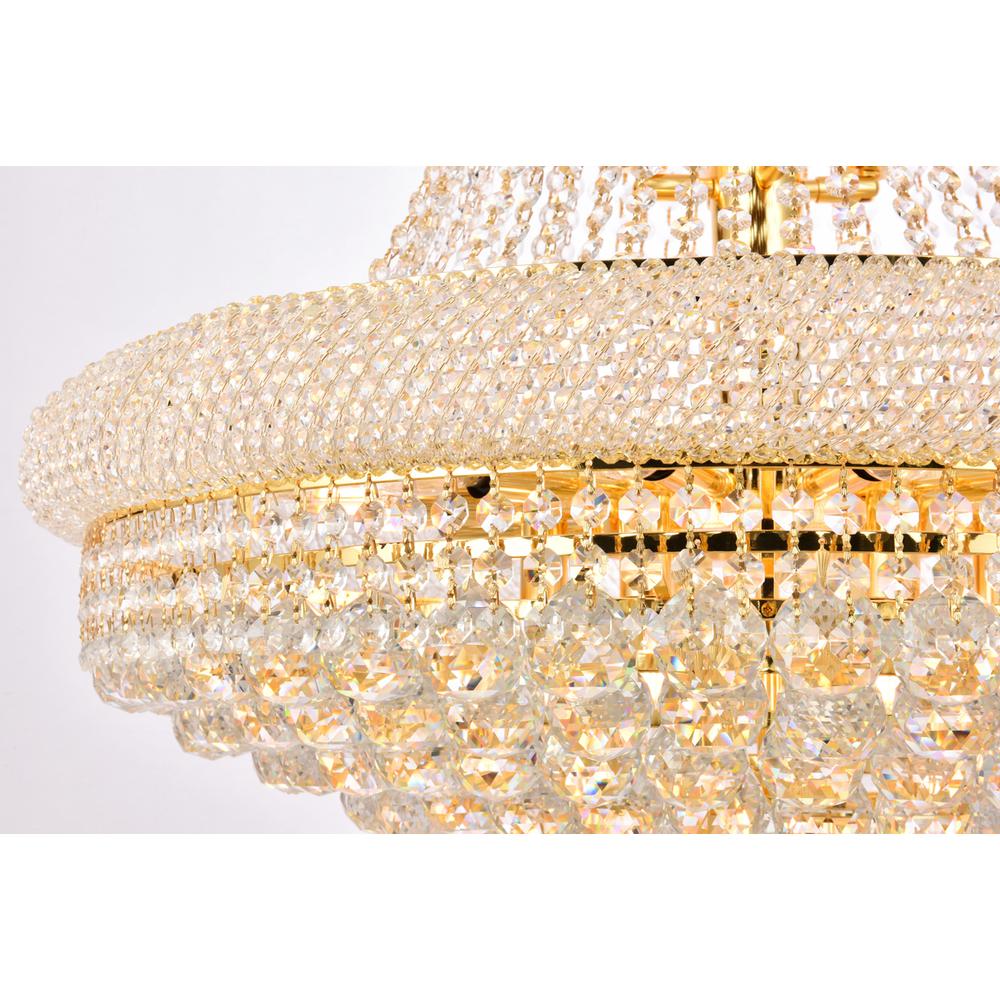 Primo 32 light Gold Chandelier Clear Royal Cut Crystal. Picture 5