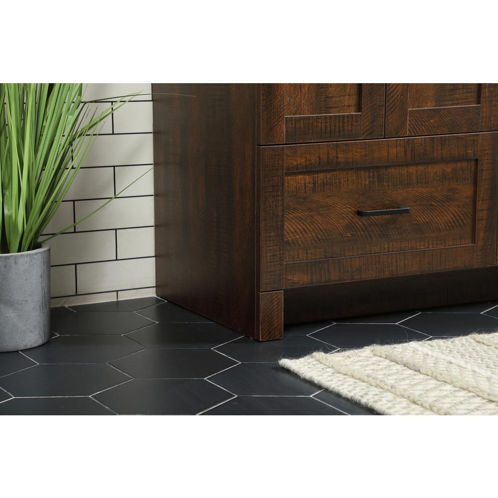 32 inch Single bathroom vanity in expresso with backsplash. Picture 6