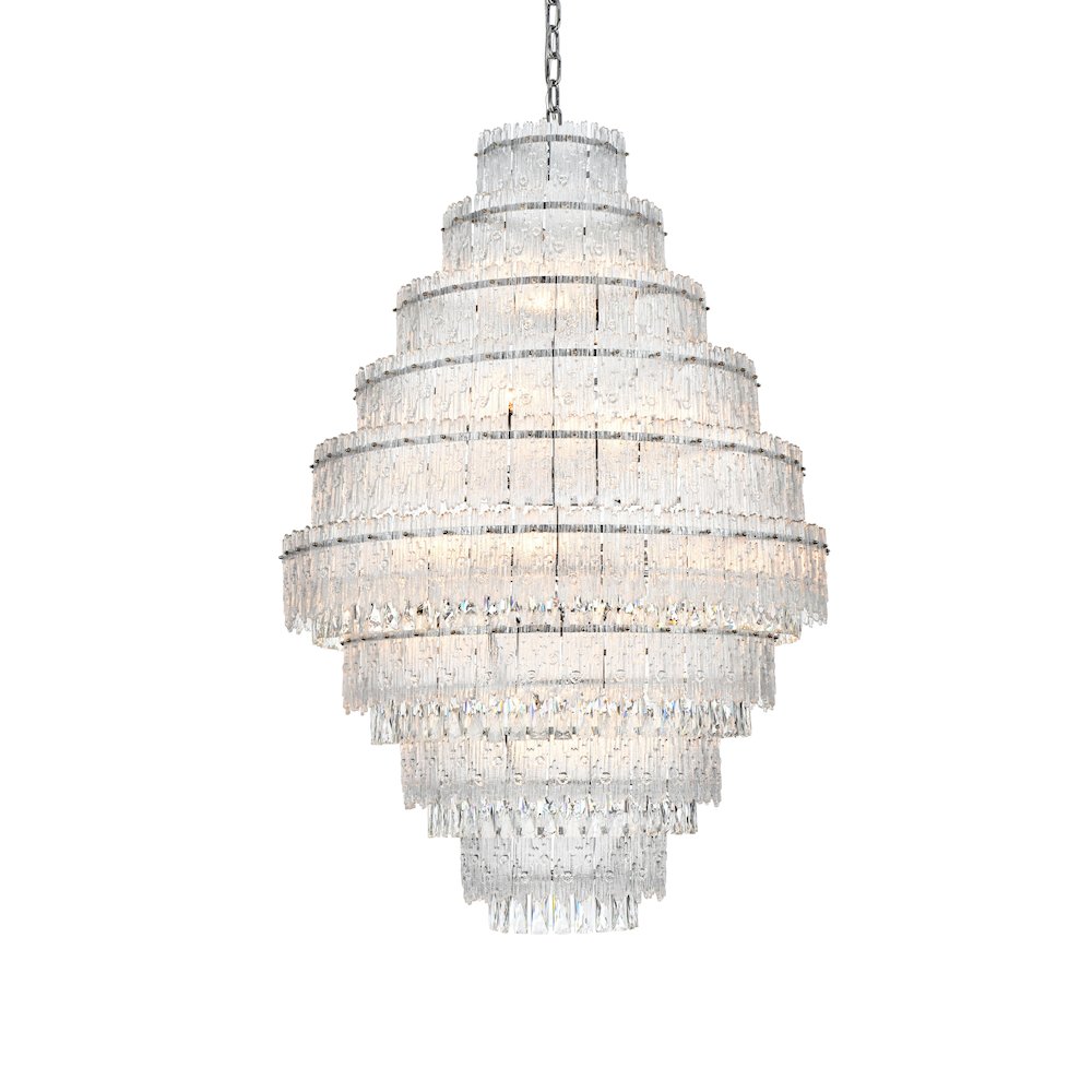 Emilia 36 inch Chandelier in Chrome. Picture 3