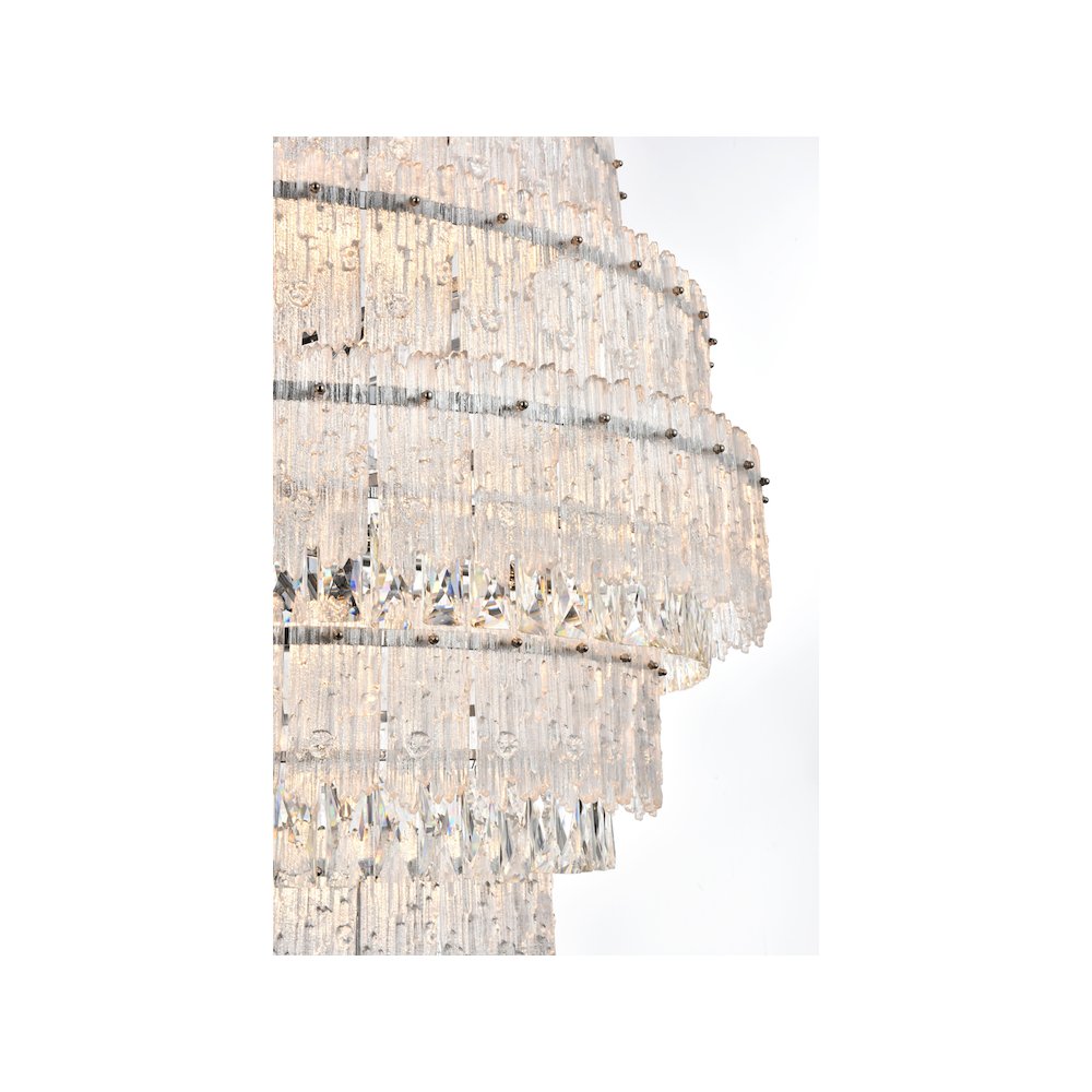 Emilia 36 inch Chandelier in Chrome. Picture 5
