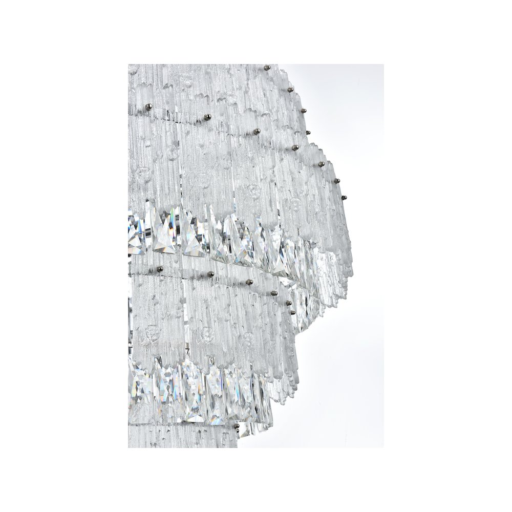 Emilia 36 inch Chandelier in Chrome. Picture 7