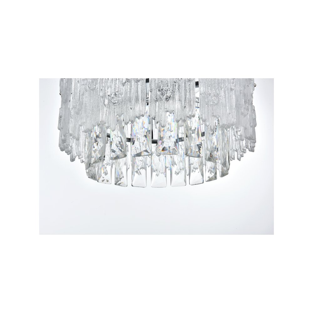 Emilia 12 inch Flush Mount in Chrome. Picture 4