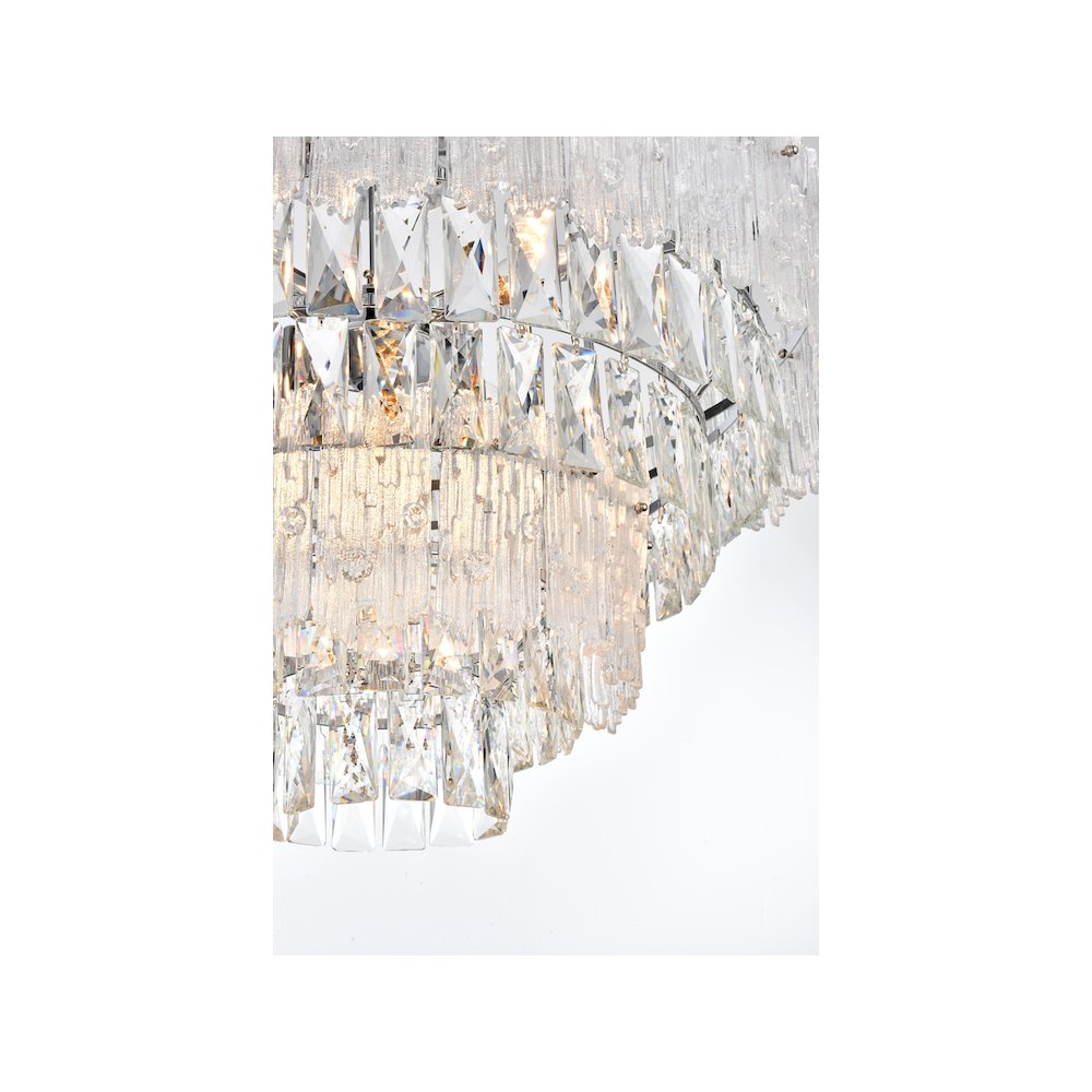 Emilia 25 inch Flush Mount in Chrome. Picture 4