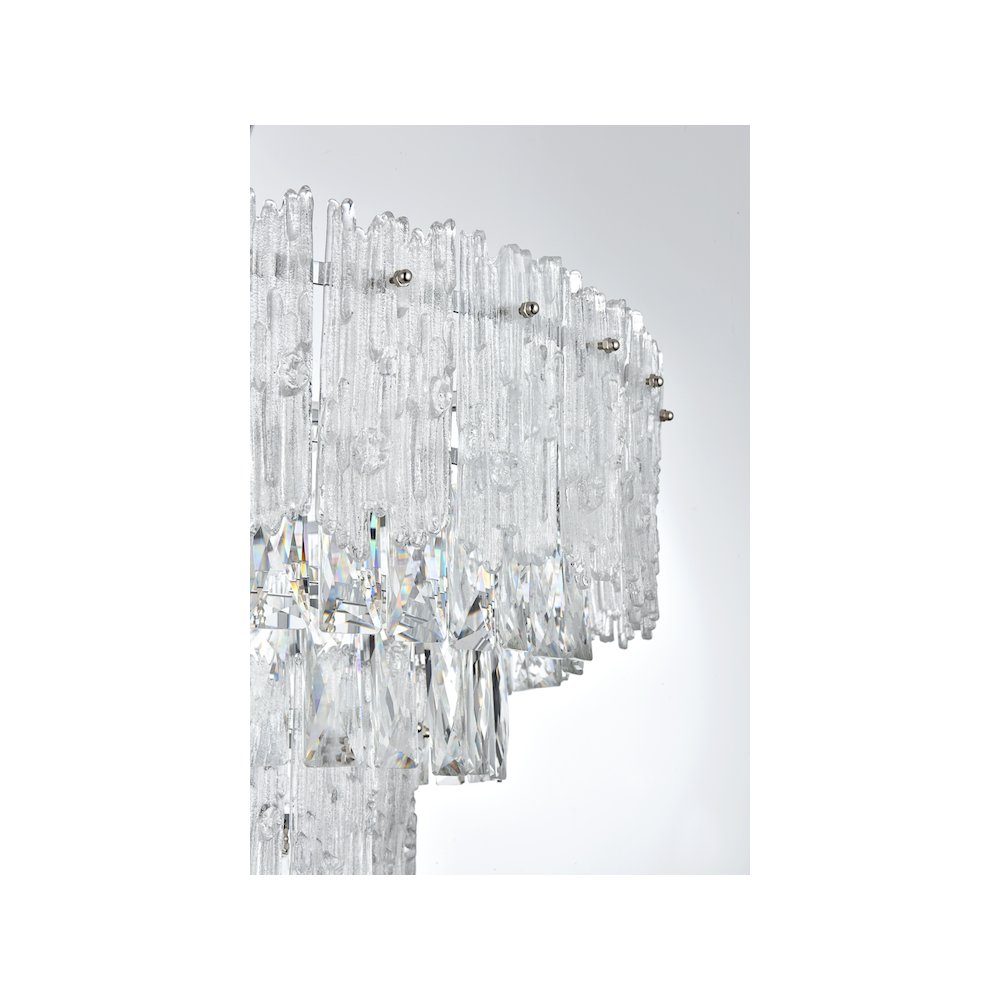 Emilia 25 inch Flush Mount in Chrome. Picture 5